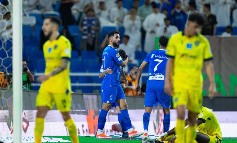 الهلال ضد التعاون في الدوري السعودي