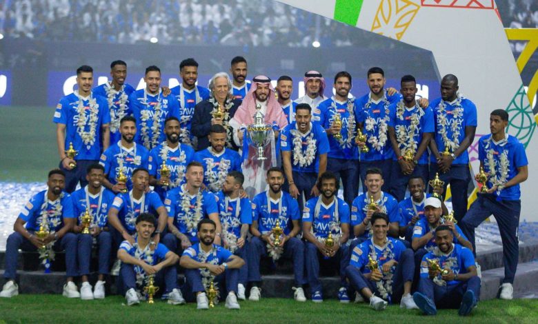 تتويج الهلال بلقب الدوري السعودي 2023-2024